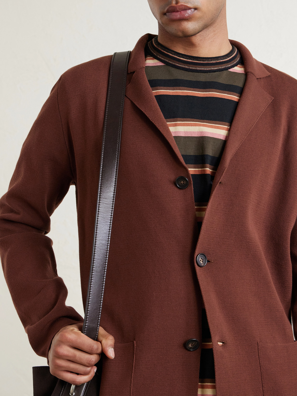  Slowear - Cotton-crepe Blazer - Men - Brown - It 46 