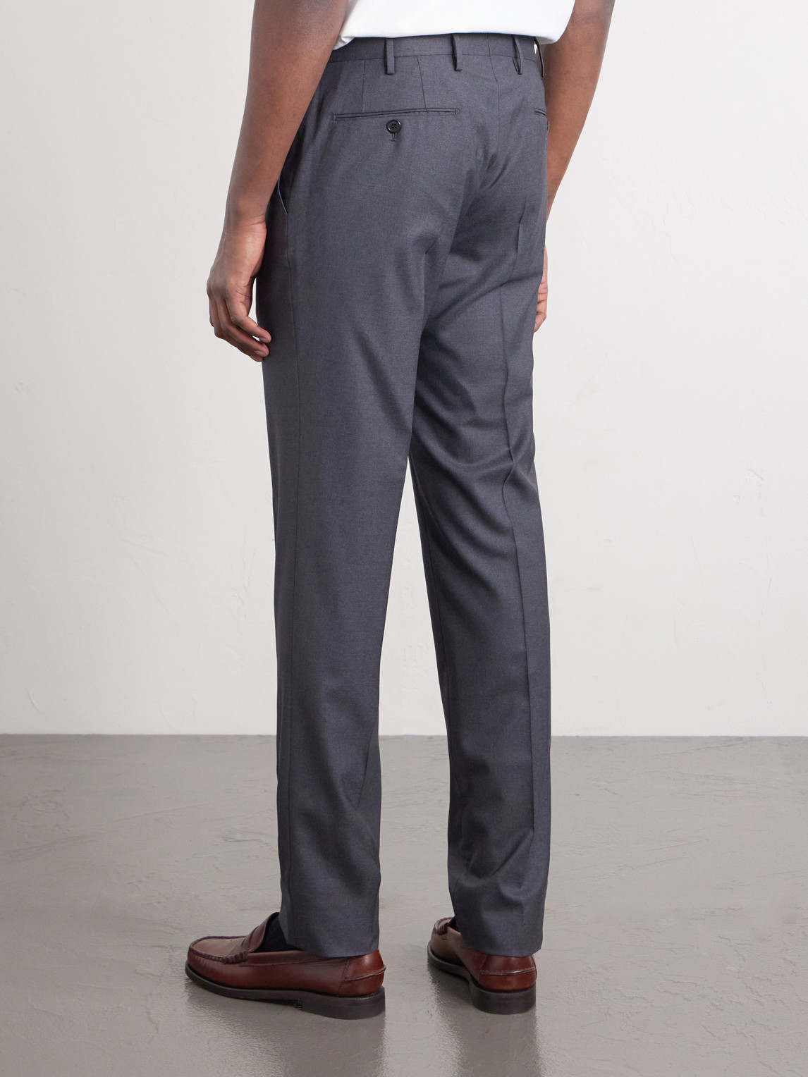 Wool Trousers Slim-Fit