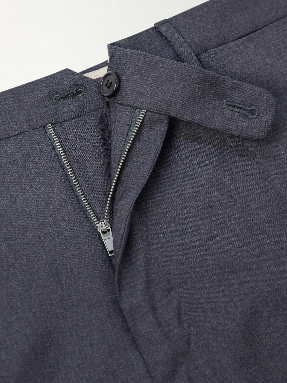 Wool Trousers Slim-Fit