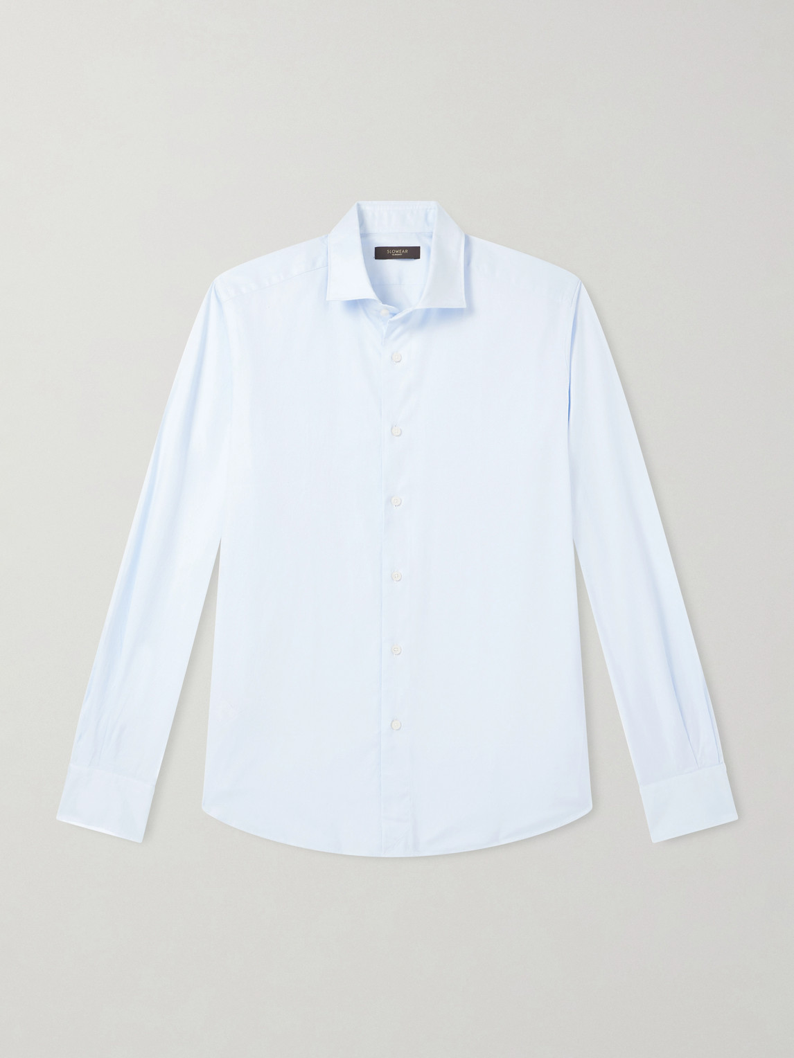 Slowear Slim-Fit Cutaway-Collar Cotton Oxford Shirt EU 39