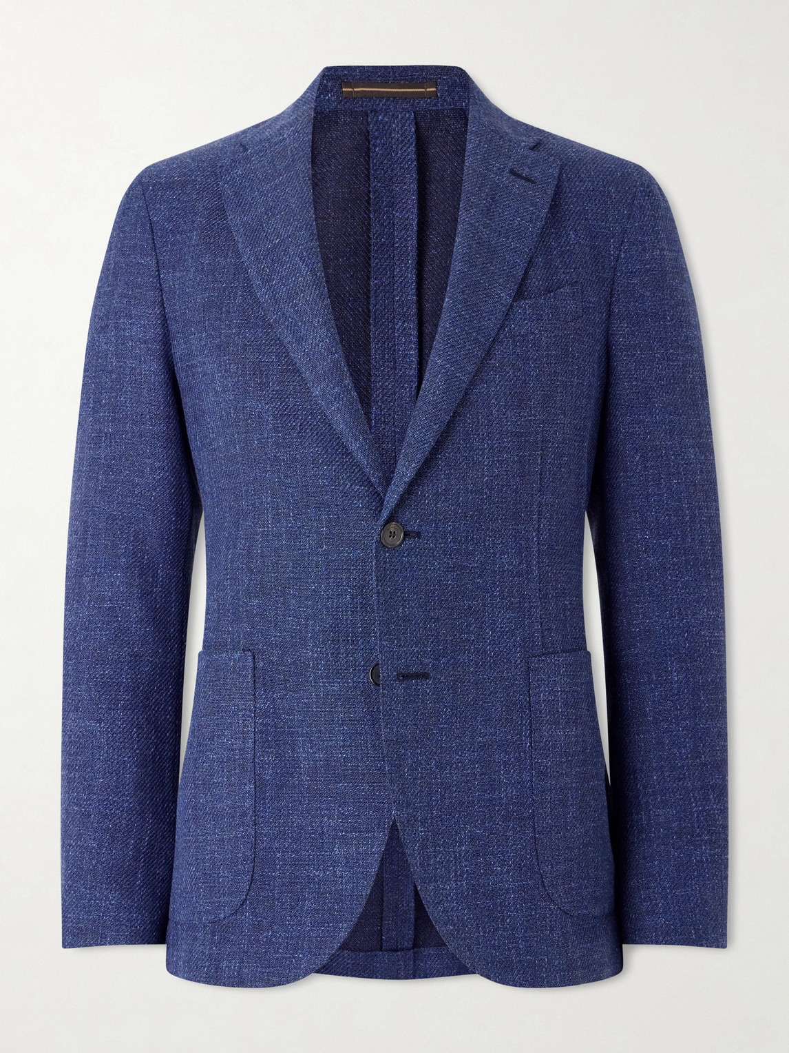 Slowear Slim-fit Cotton Blazer In Blue