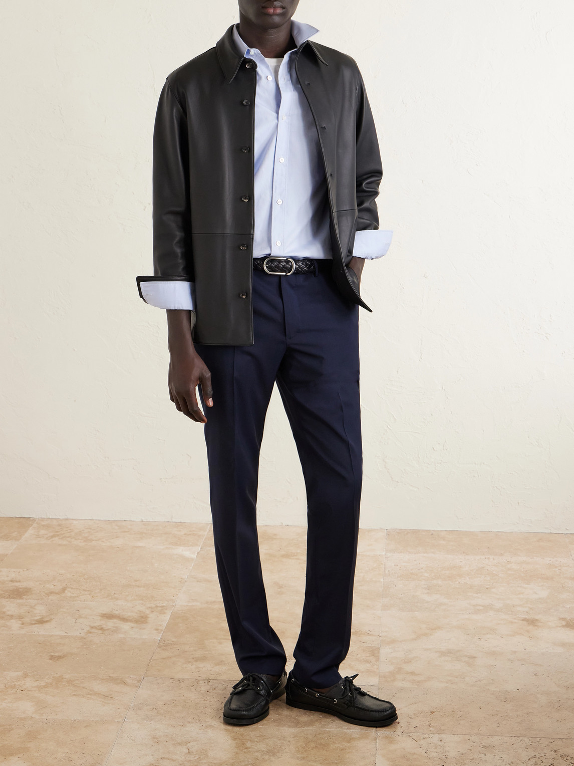 Wool Trousers Slim-Fit