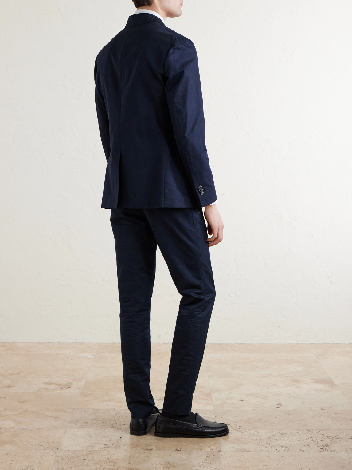 Slowear - Tapered Woven Suit Trousers - Men - Blue - It 44 