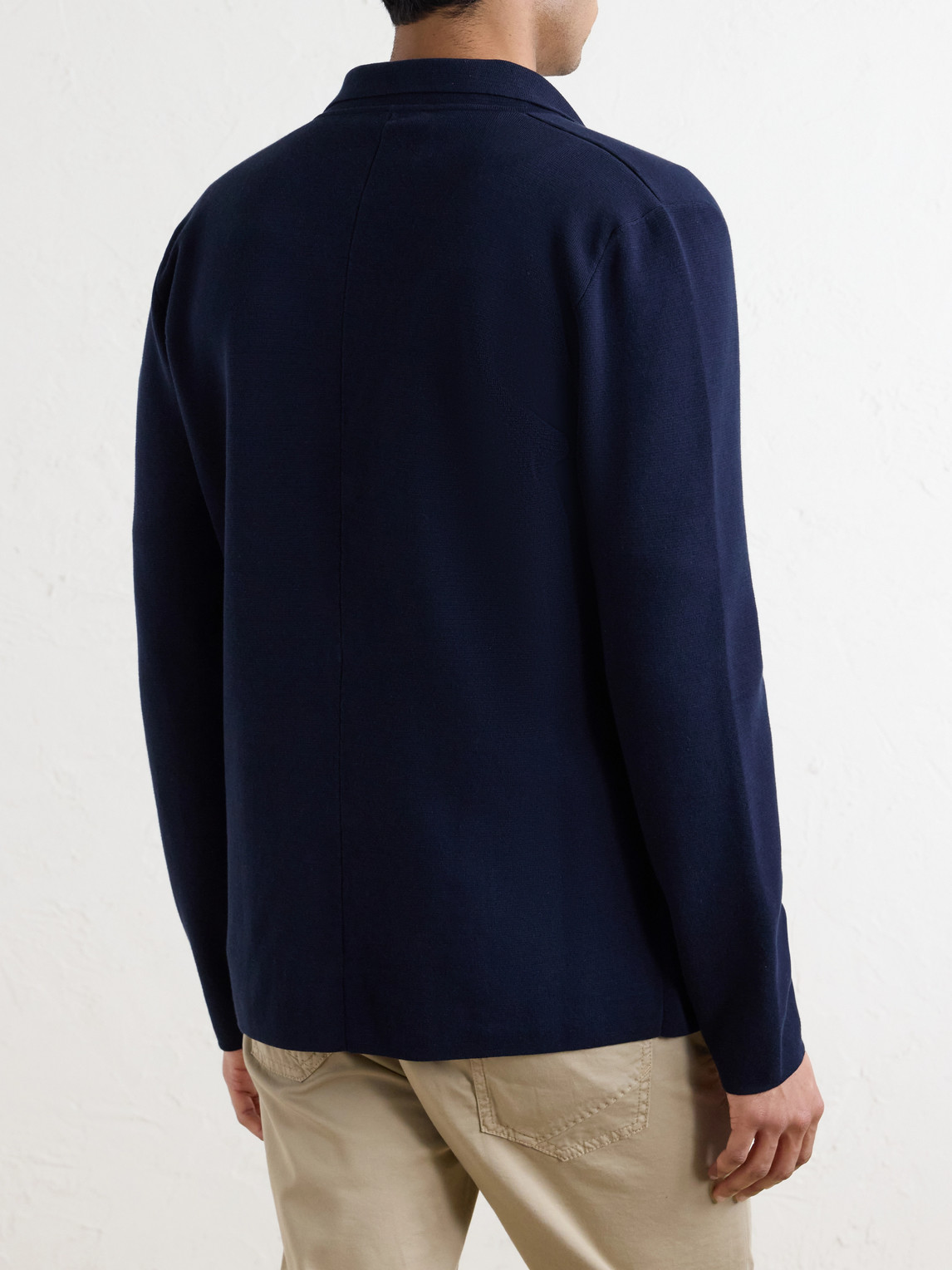  Slowear - Cotton-crepe Blazer - Men - Blue - It 48 