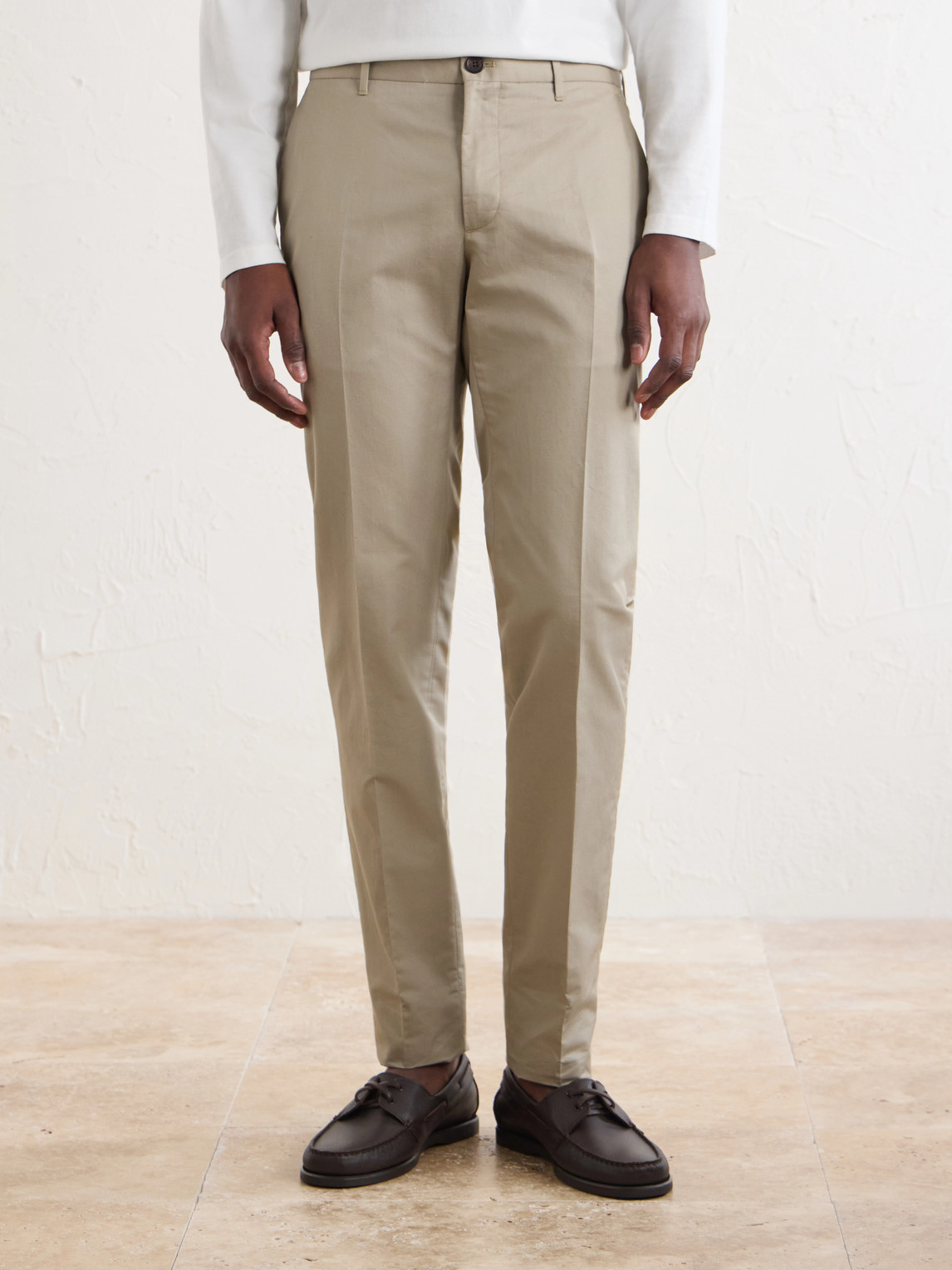  Slowear - Tapered Woven Suit Trousers - Men - Neutrals - It 44 