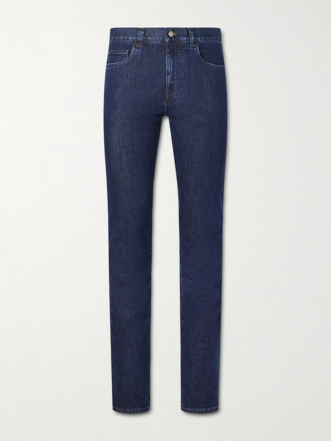 Canali Slim-fit Jeans In Blue