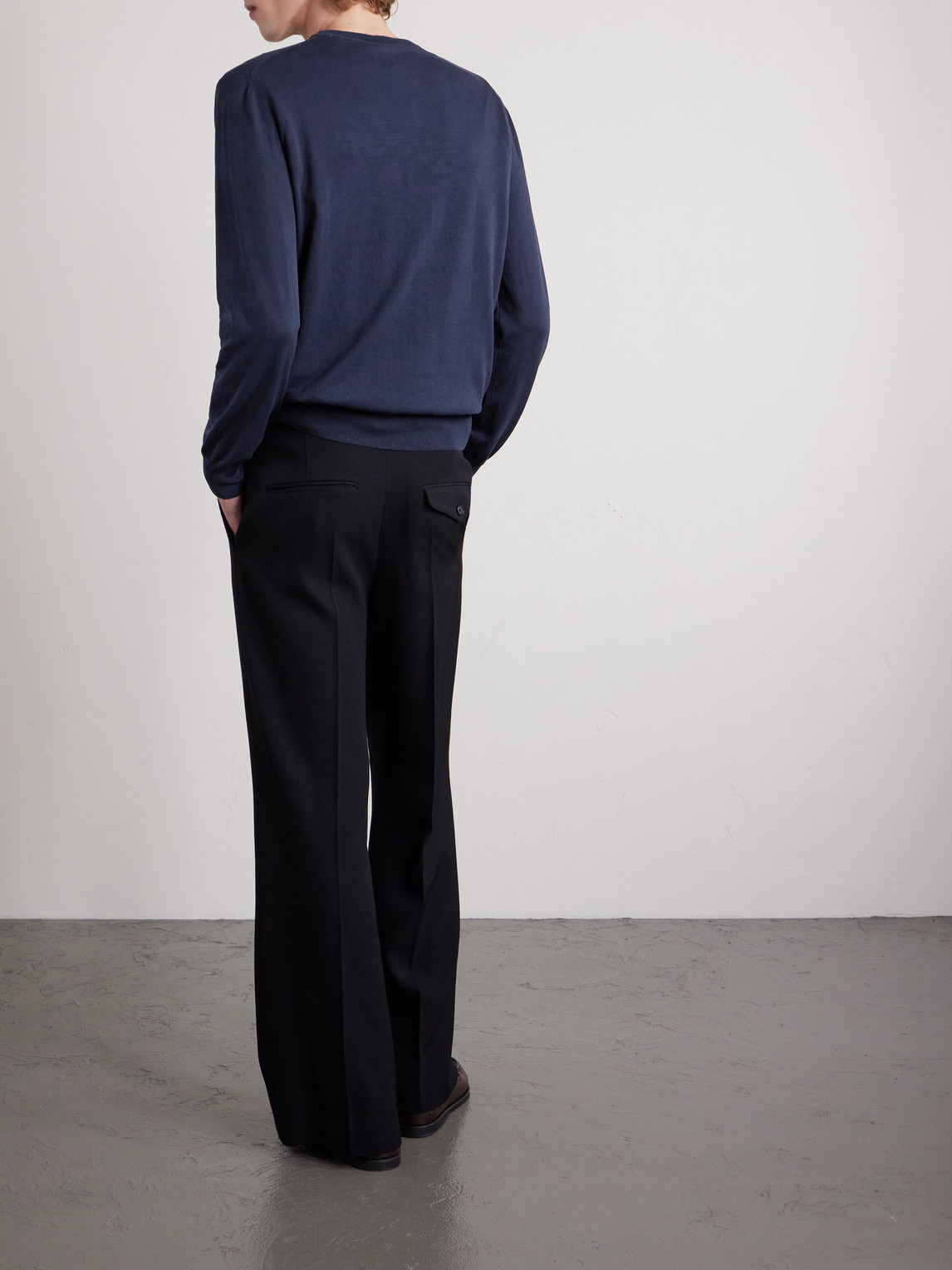  Canali - Cotton Sweater - Men - Blue - It 46 