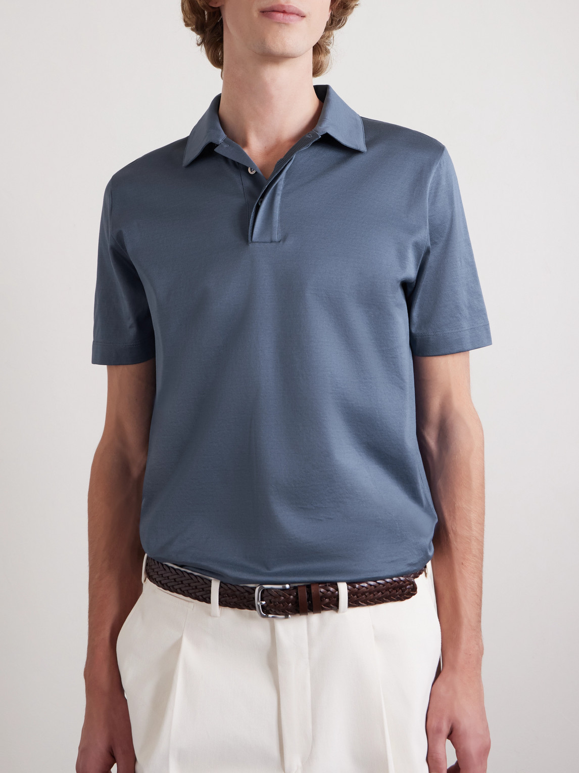 Cotton-Jersey Polo Shirt