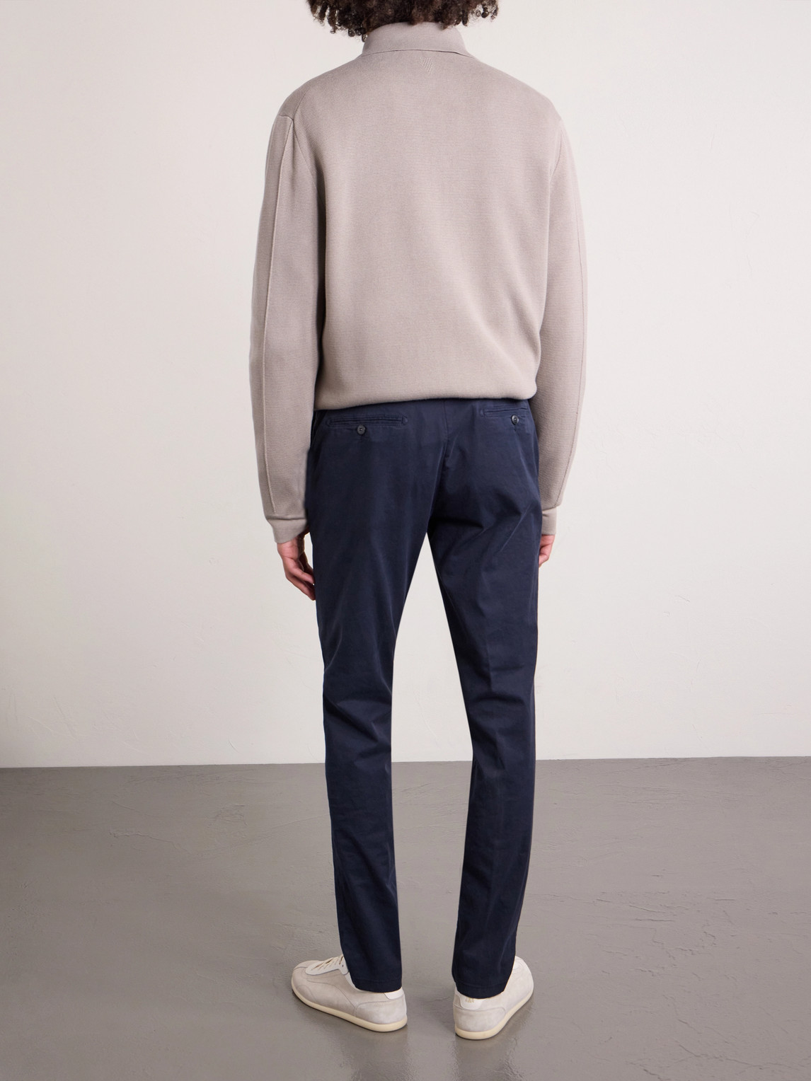 Tapered Cotton-Blend Twill Chinos Slim-Fit