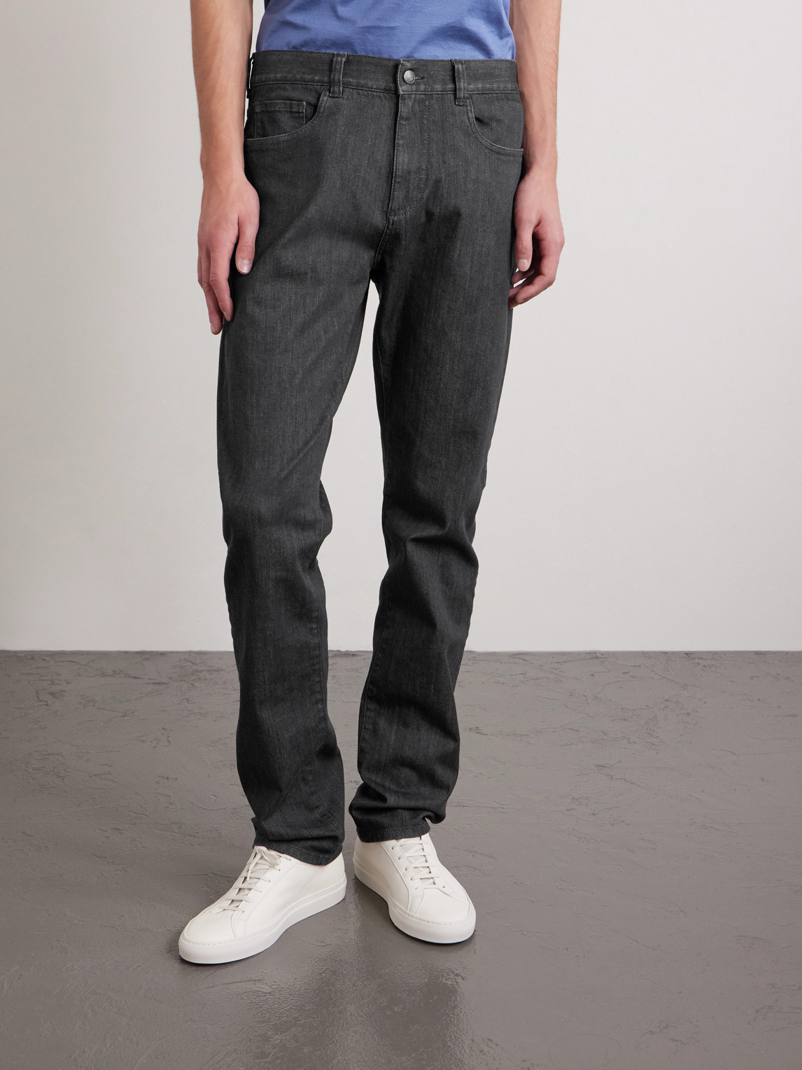  Canali - Slim-fit Jeans - Men - Black - It 46 