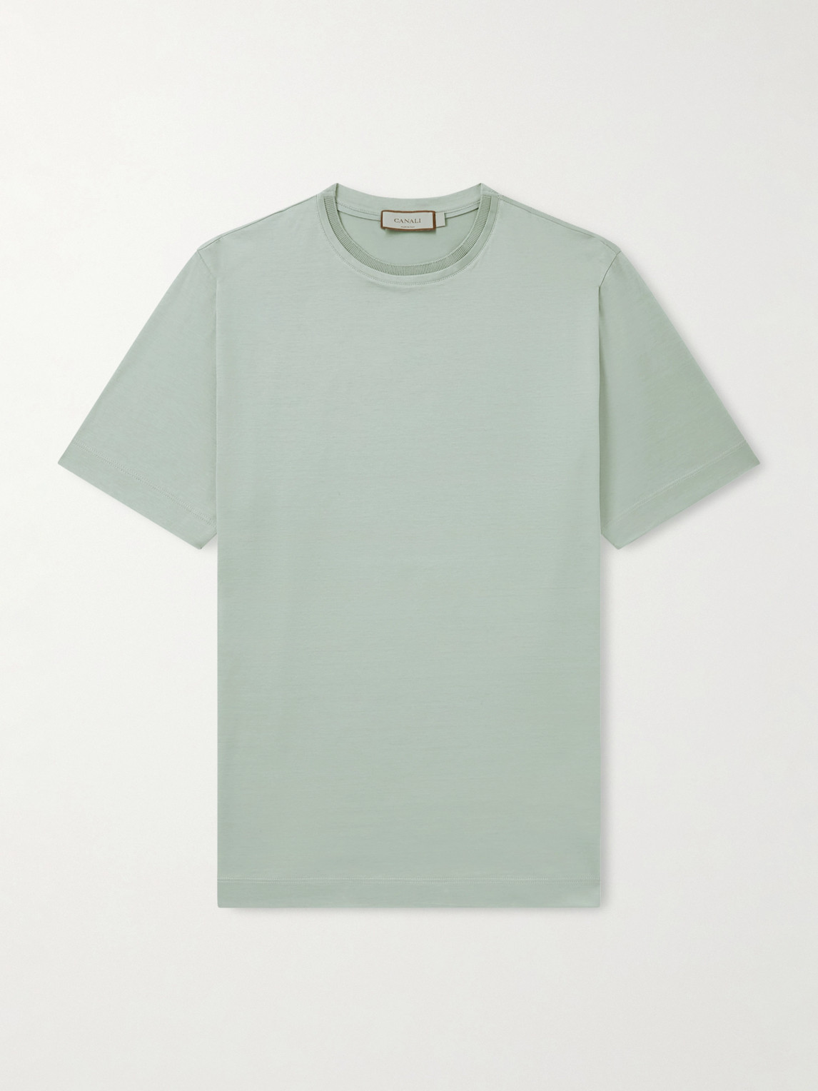 Canali Cotton-Jersey T-Shirt - Men