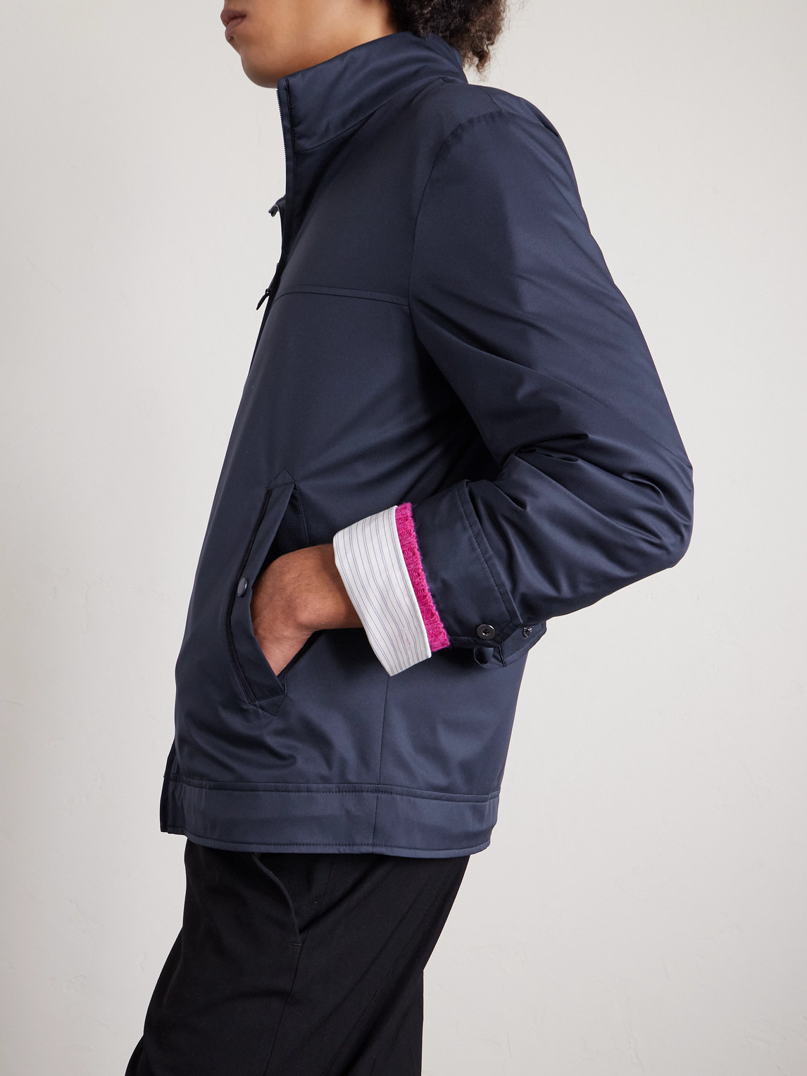  Canali - Shell Jacket - Men - Blue - It 46 