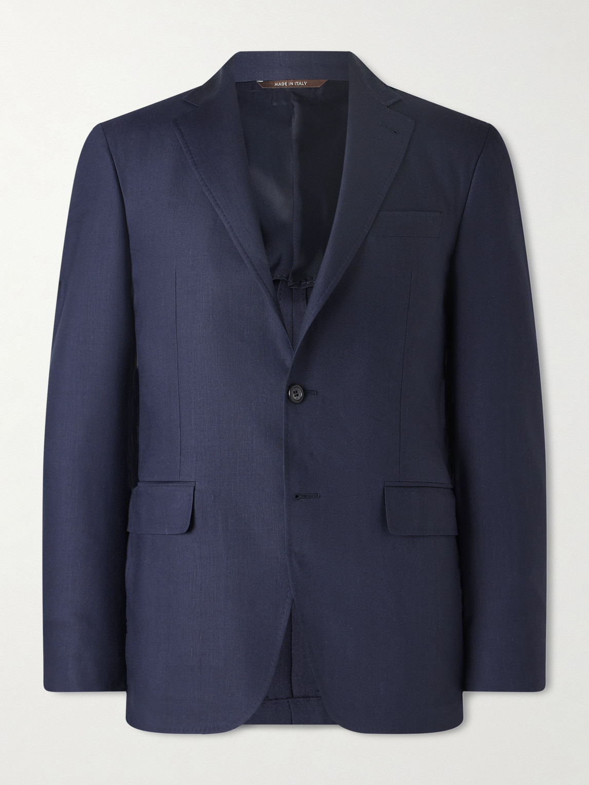 Canali Kei Unstructured Linen and Wool-Blend Suit Jacket - Men