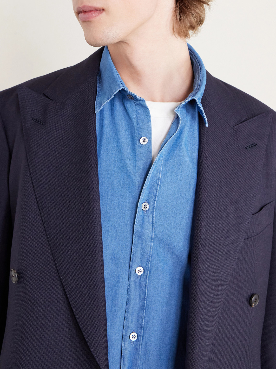 Cotton-Chambray Shirt