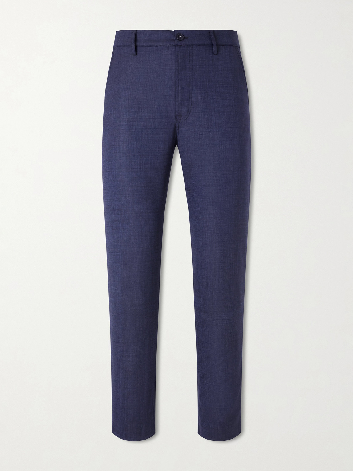 Canali Slim-Fit Tapered Wool-Blend Chinos - Men