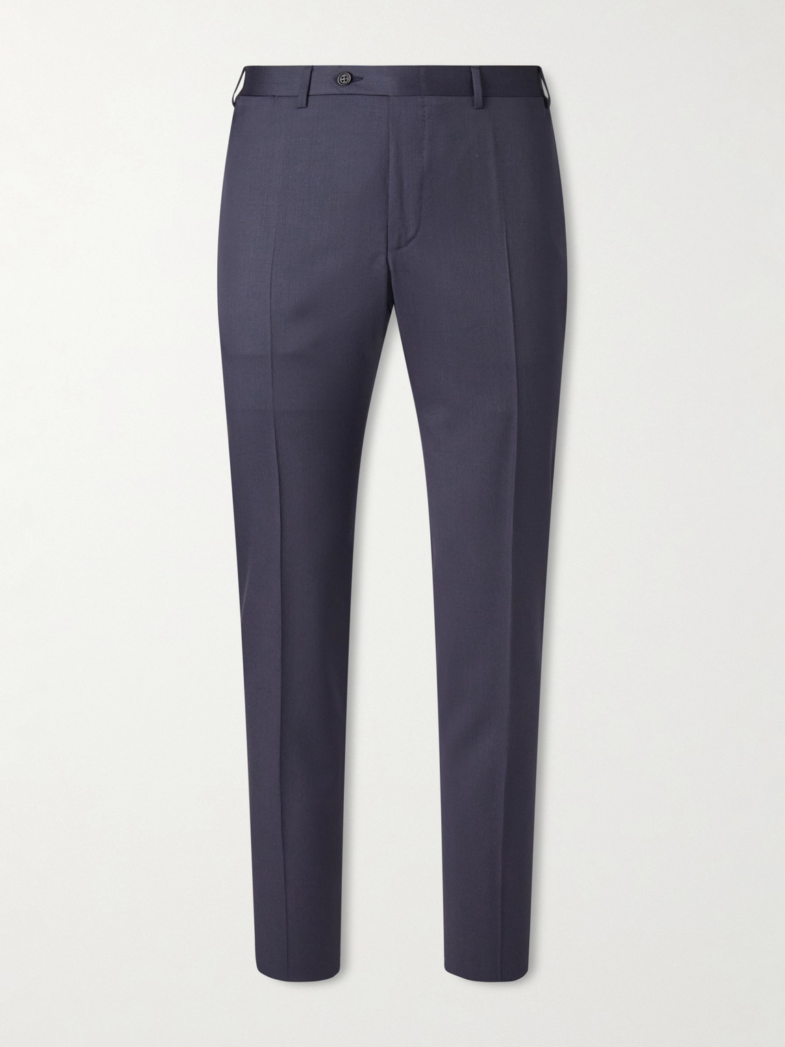 Canali FF Straight-Leg Wool Trousers - Men