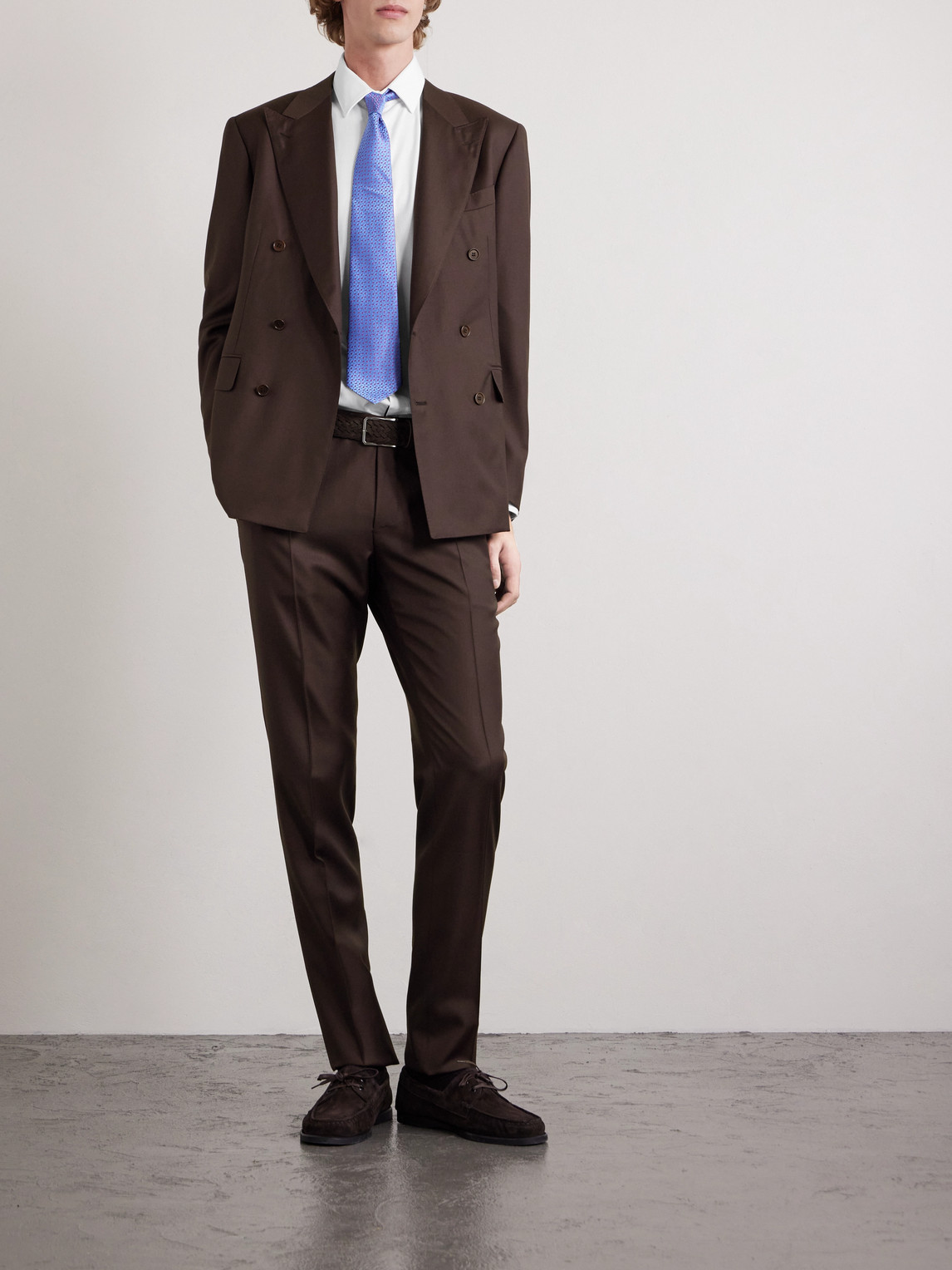 Travel Slim-Fit Cutaway-Collar Stretch-Cotton Jersey Shirt