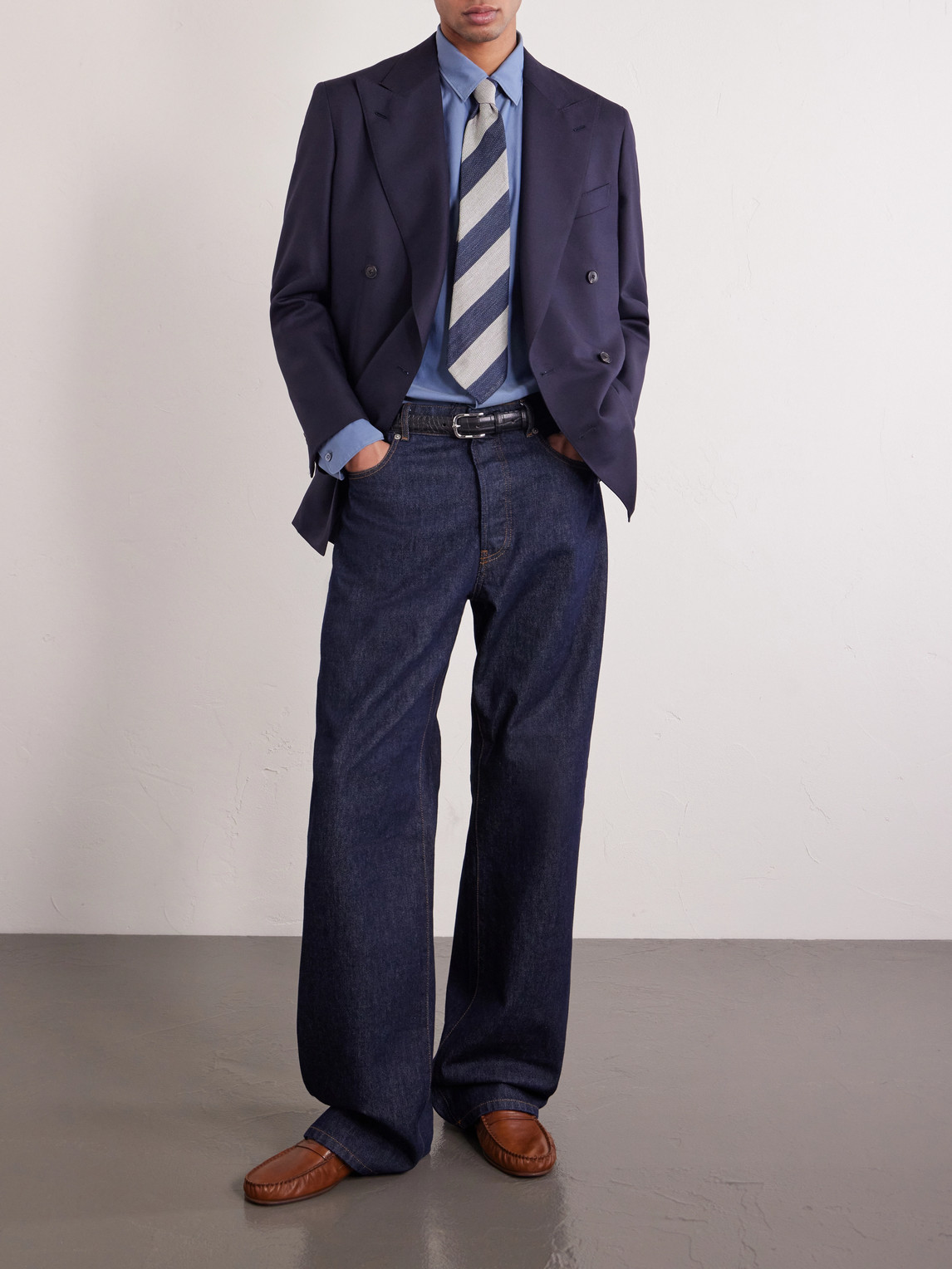 Garment-Dyed Cotton And Silk-Blend Shirt