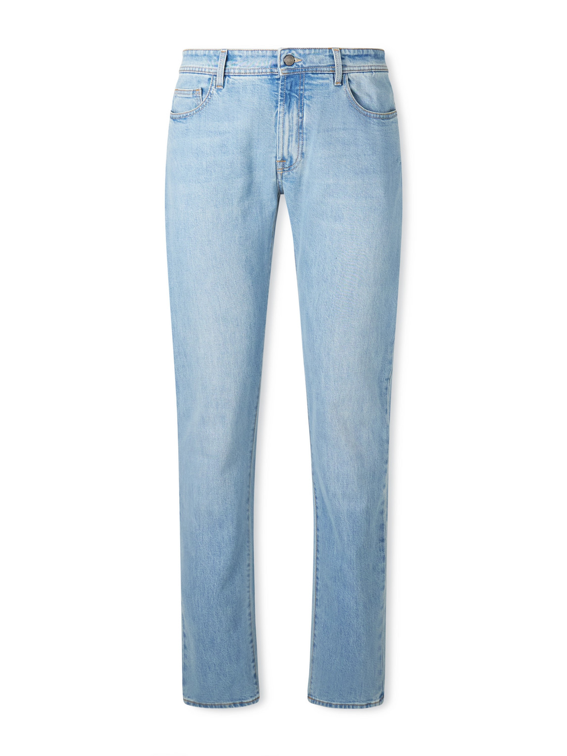 Canali Straight-leg Jeans In Blue