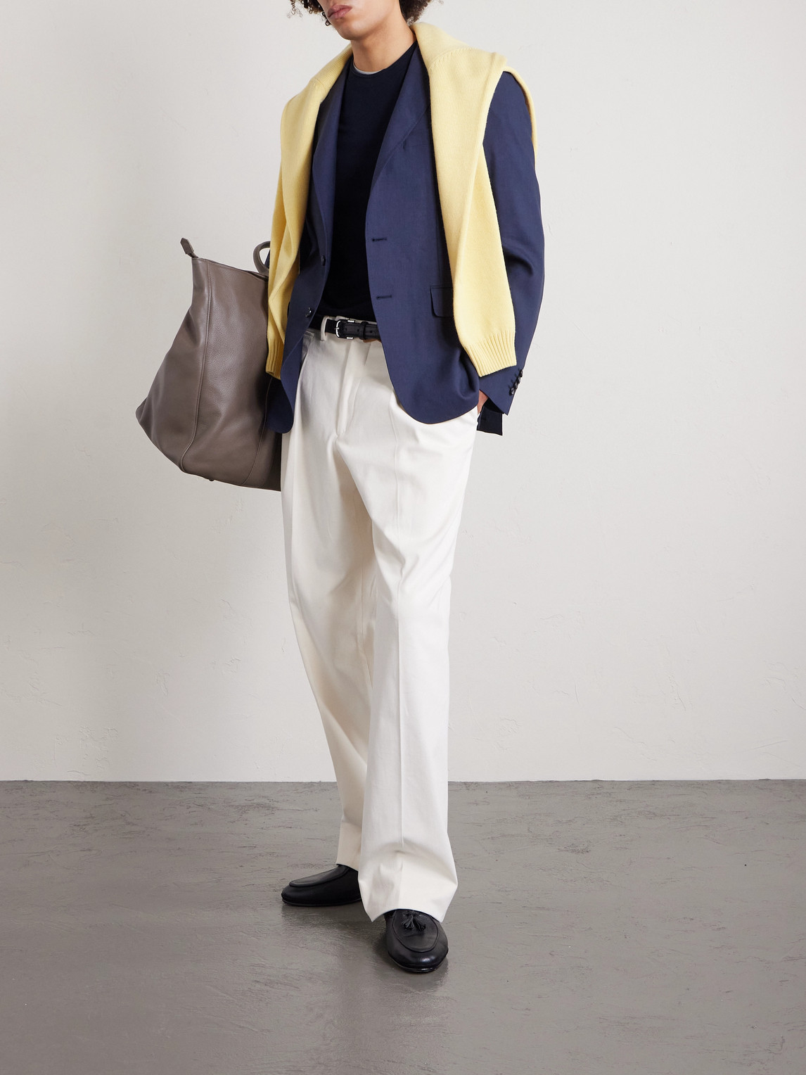 Canali Short-sleeved Crewneck T-shirt In Blue