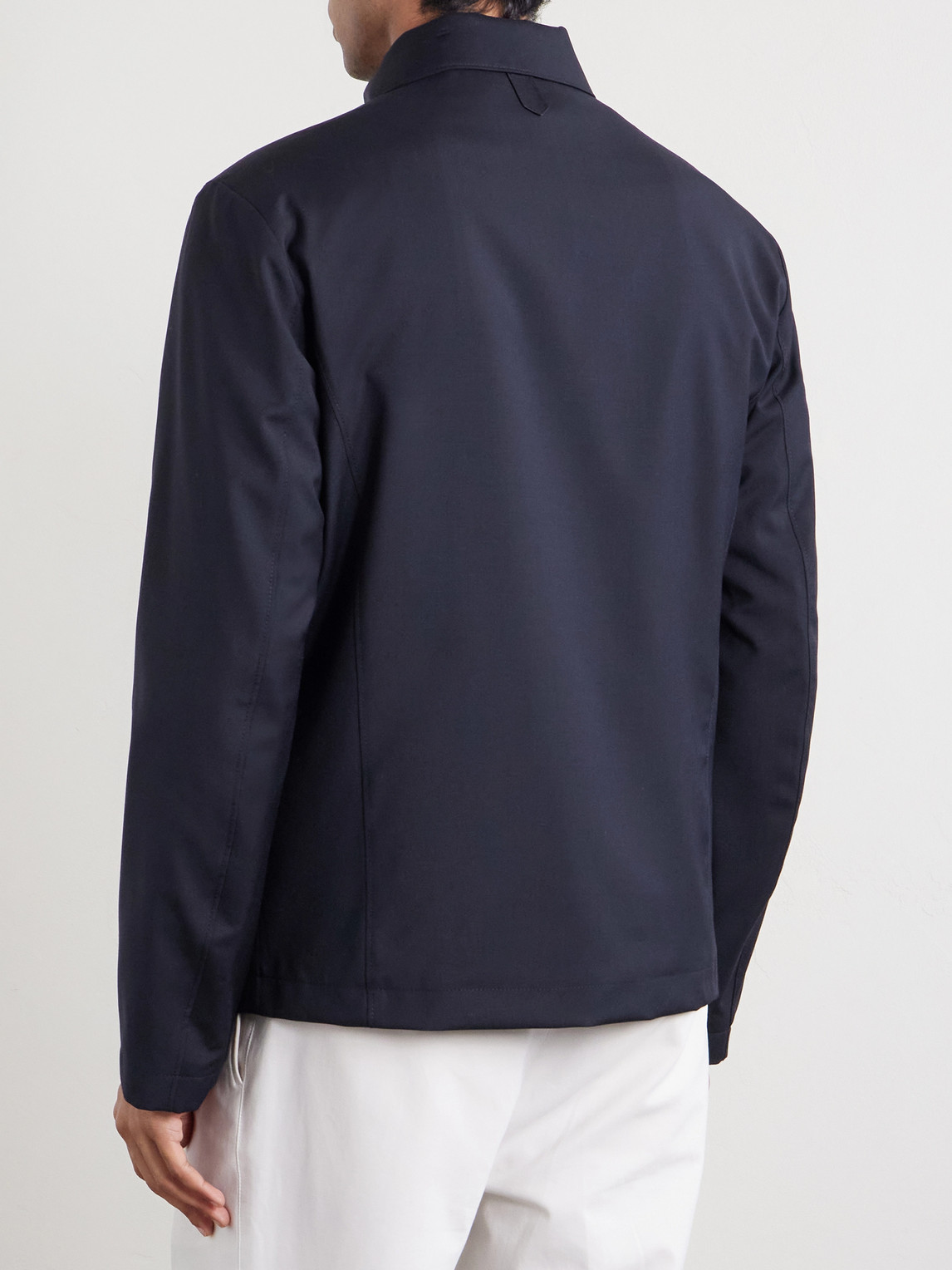  Canali - Super 120s Wool Jacket - Men - Blue - It 58 