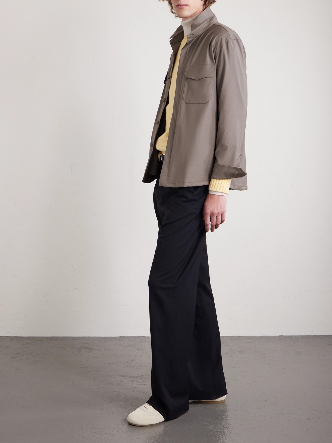 Wool-Blend Overshirt
