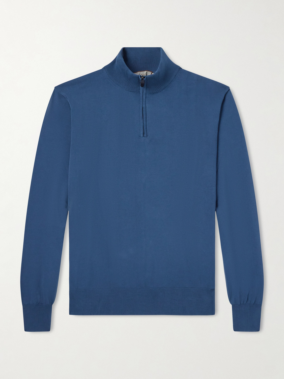 Canali Cotton Half-Zip Sweater - Men