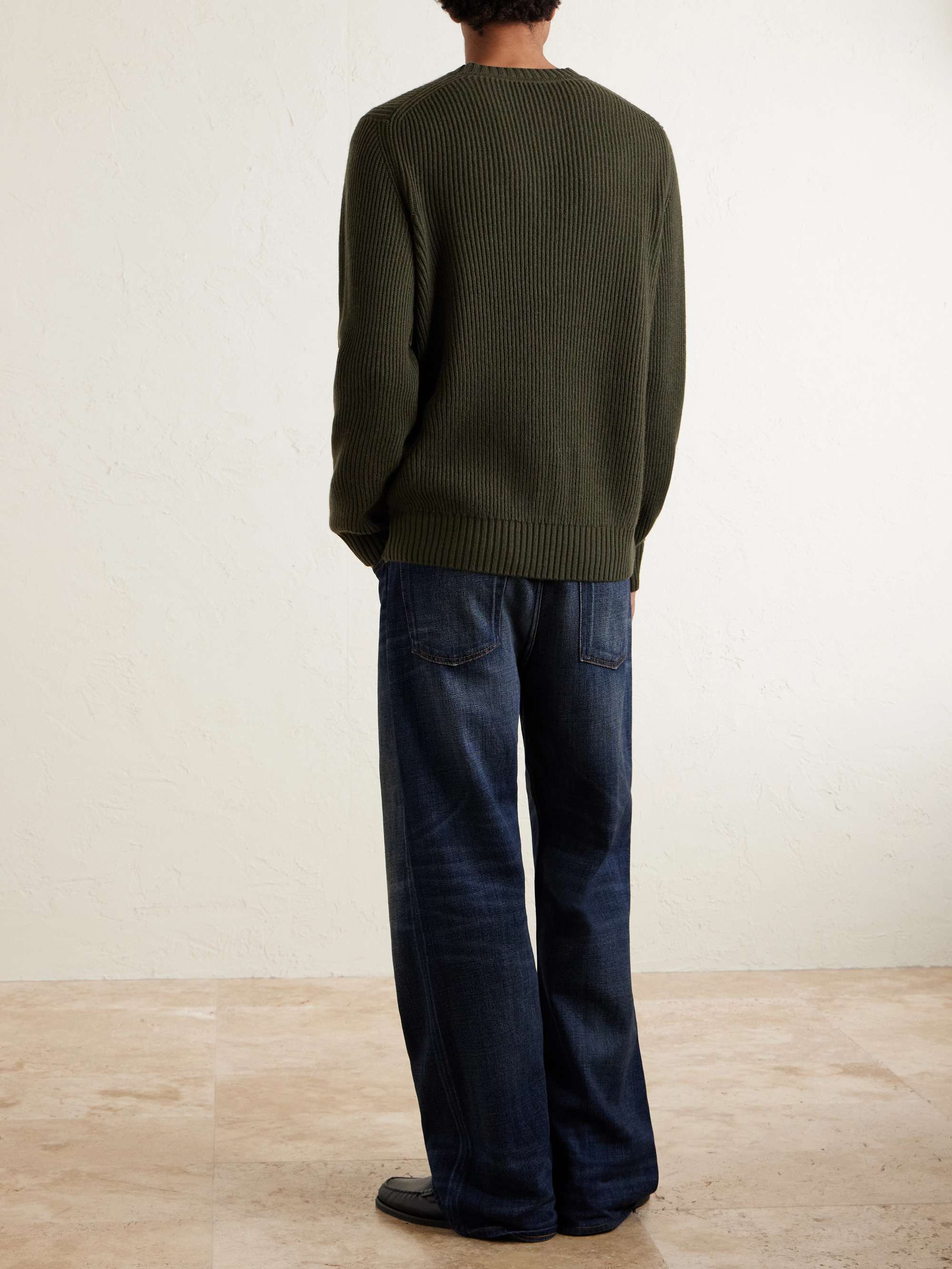 ANDERSON & SHEPPARD Ribbed Cashmere Sweater