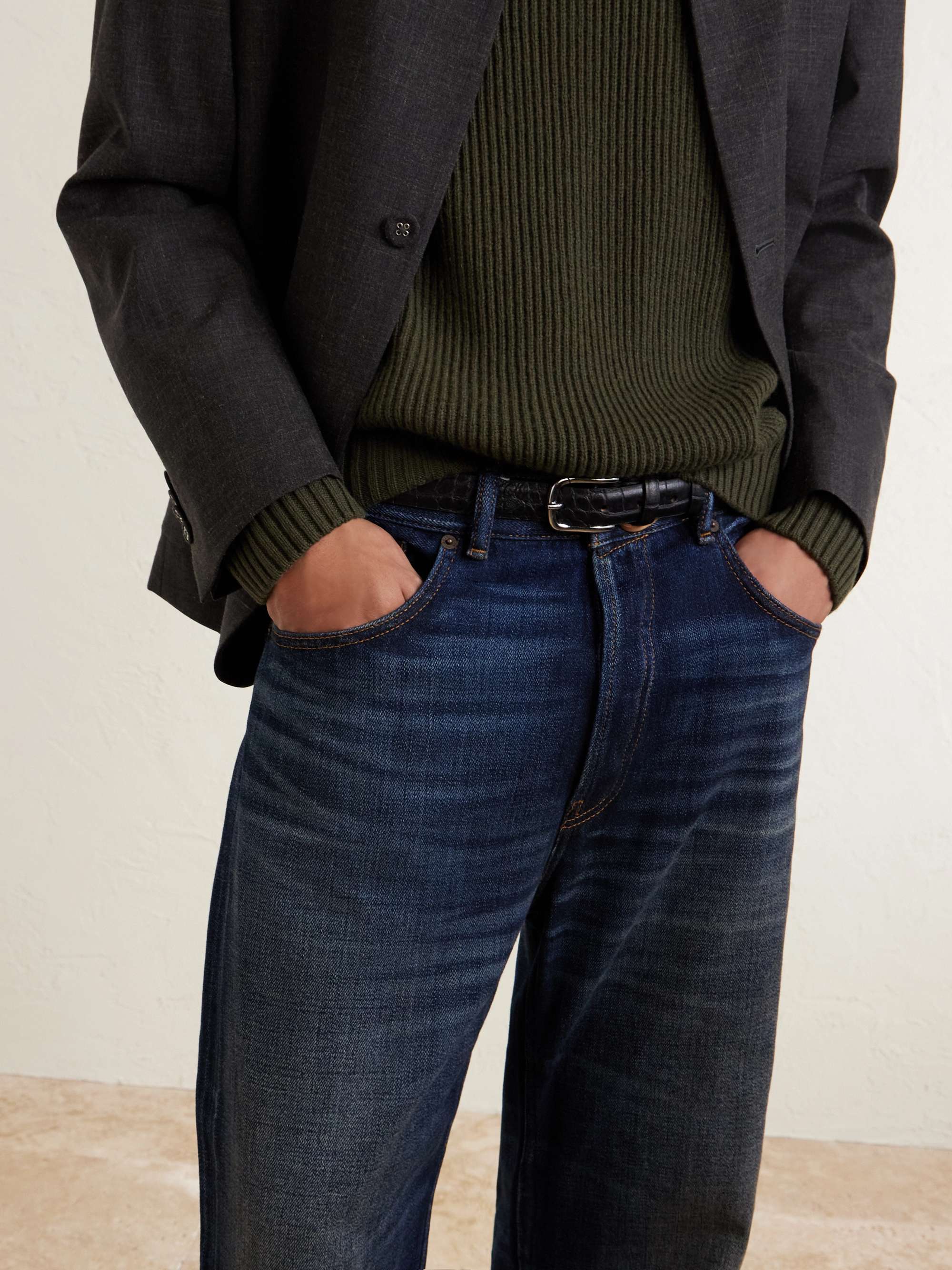 ANDERSON & SHEPPARD Ribbed Cashmere Sweater
