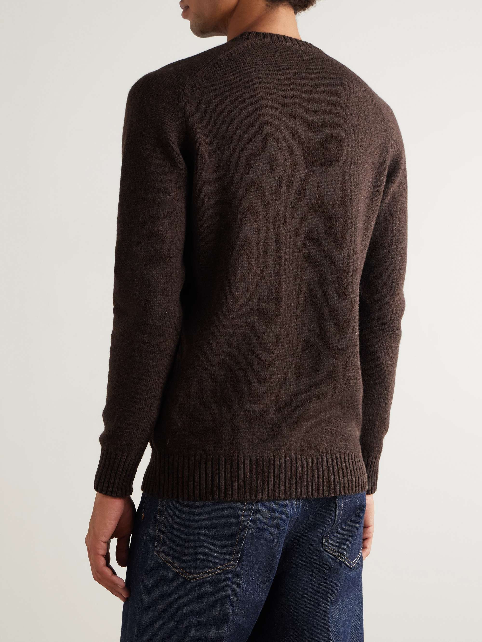 ANDERSON & SHEPPARD Shetland Wool Sweater