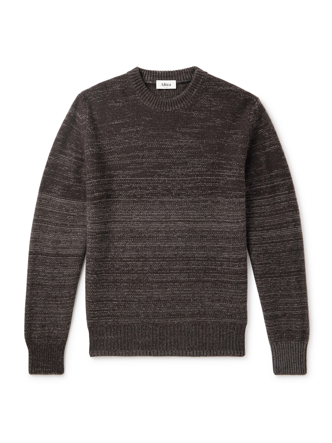 Altea Yak, Wool And Cashmere-blend Sweater In Brown