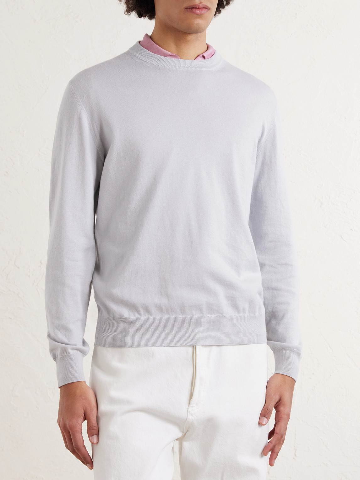  Altea - Cotton Sweater - Men - Gray - S 