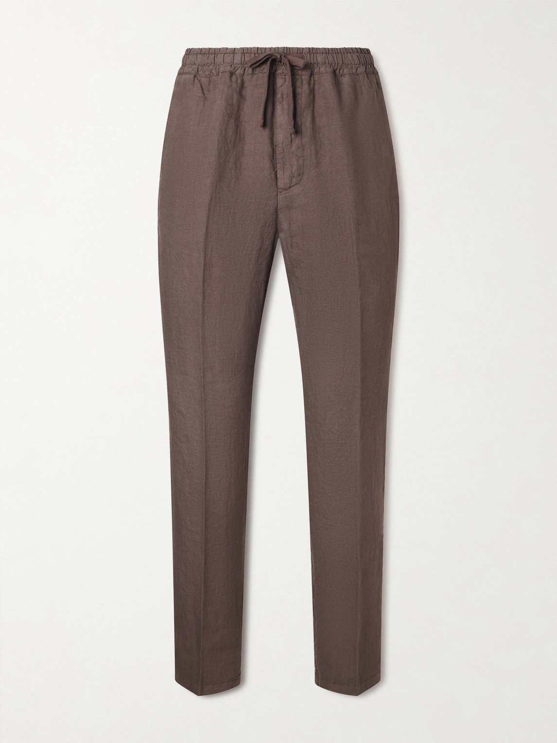 Altea Mattia Straight-Leg Linen Drawstring Trousers - Men