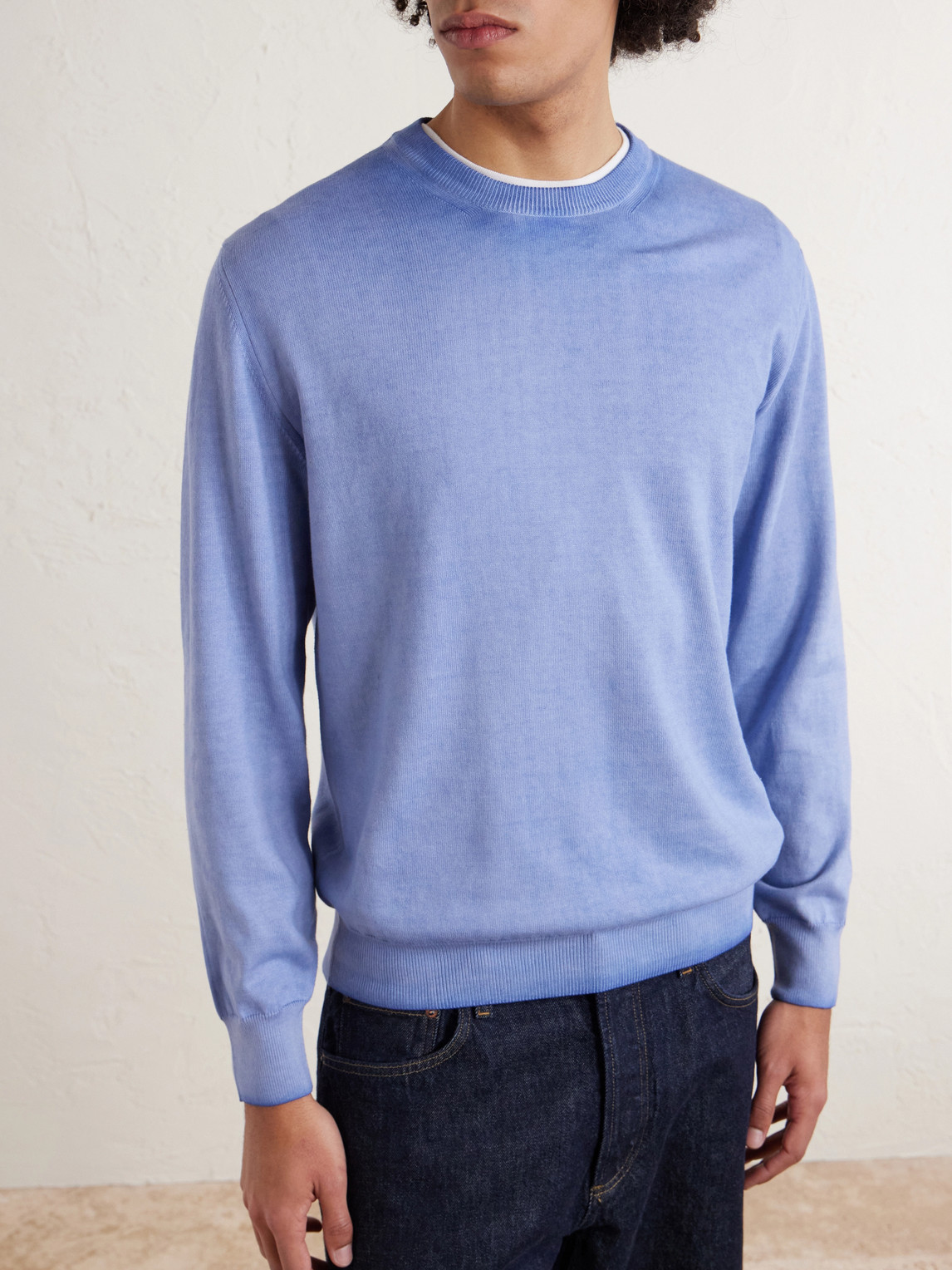  Altea - Cotton Sweater - Men - Blue - Xxl 