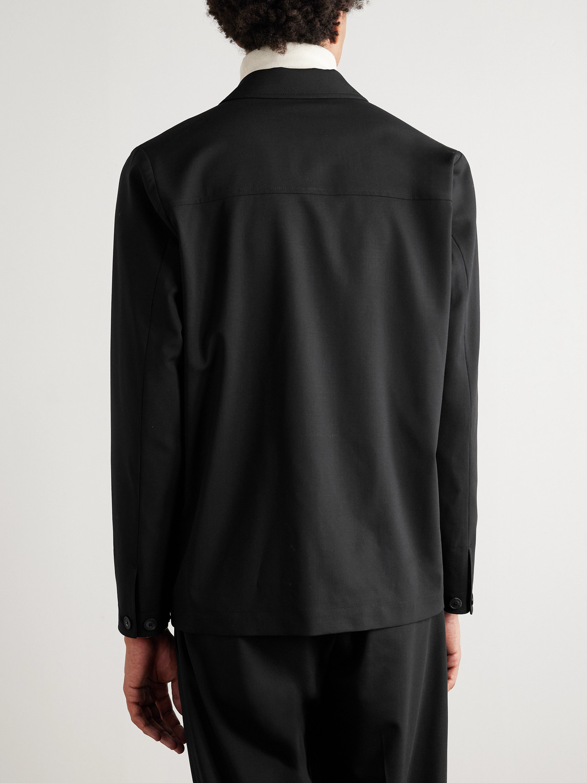 Altea Constantin Wool-blend Jacket In Black