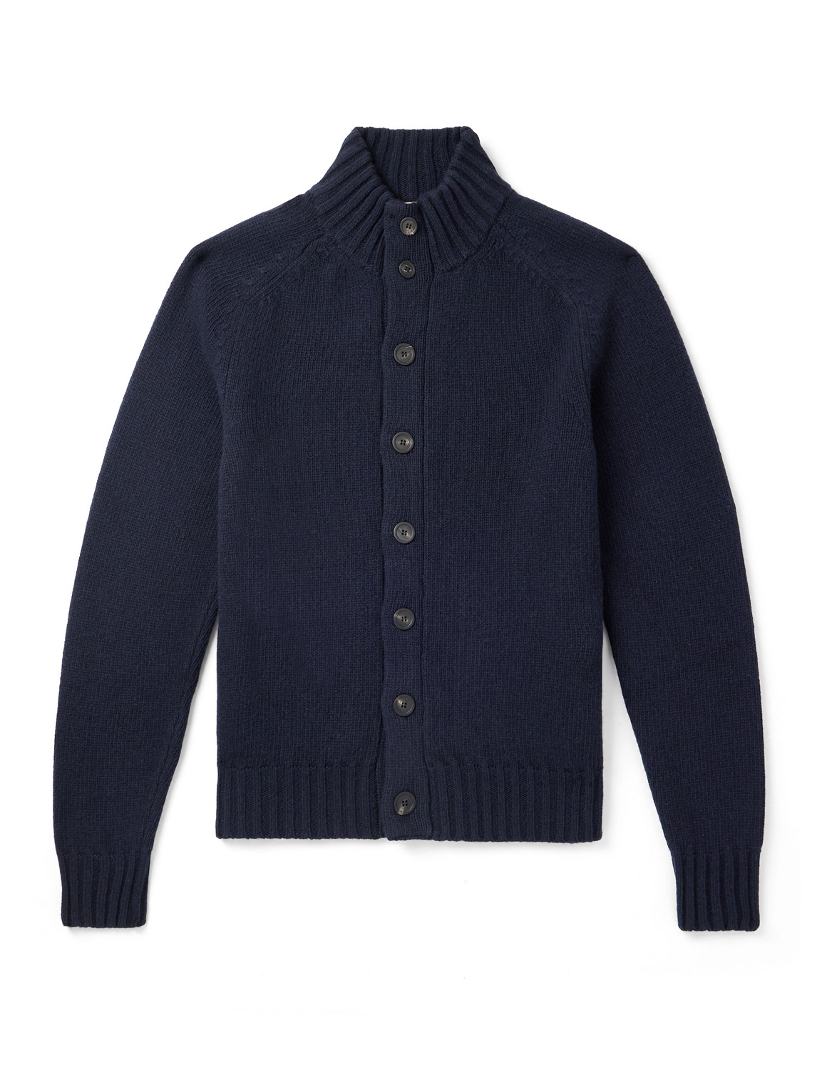 Altea Virgin Wool Cardigan In Blue