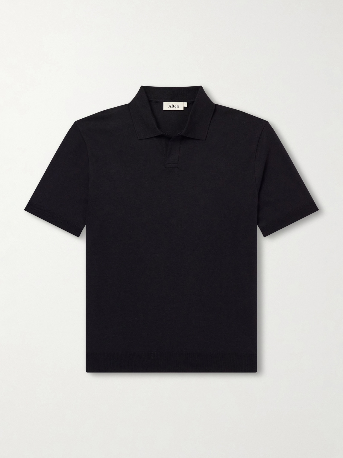 Altea Pierre Lyocell and Cotton-Blend Polo hirt - Men