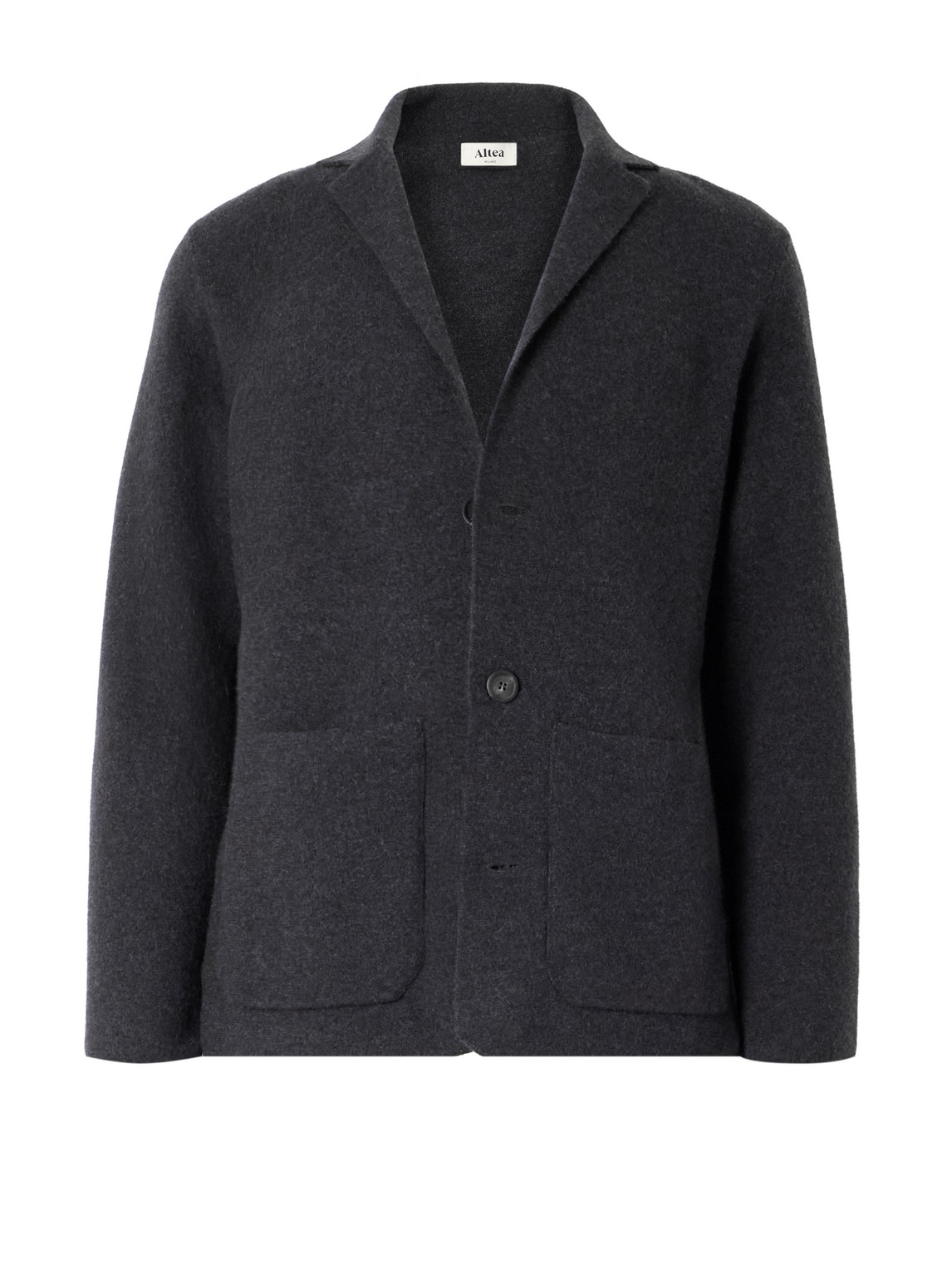 Altea Virgin Wool Cardigan In Blue