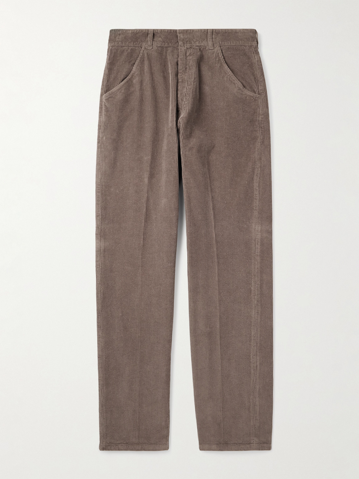 Altea Reed Straight-Leg Garment-Dyed Cotton-Corduroy Trousers - Men