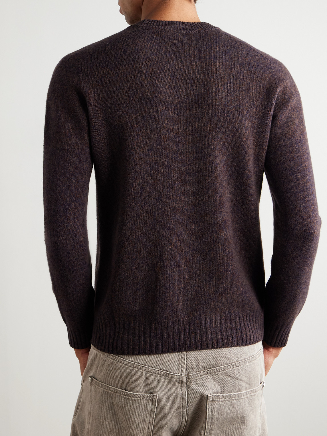  Altea - Wool And Cashmere-blend Sweater - Men - Brown - S 