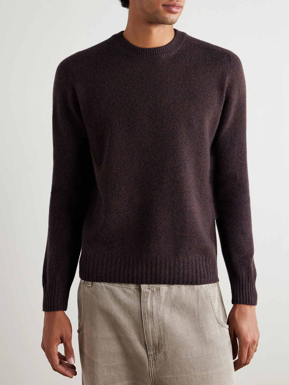  Altea - Wool And Cashmere-blend Sweater - Men - Brown - S 