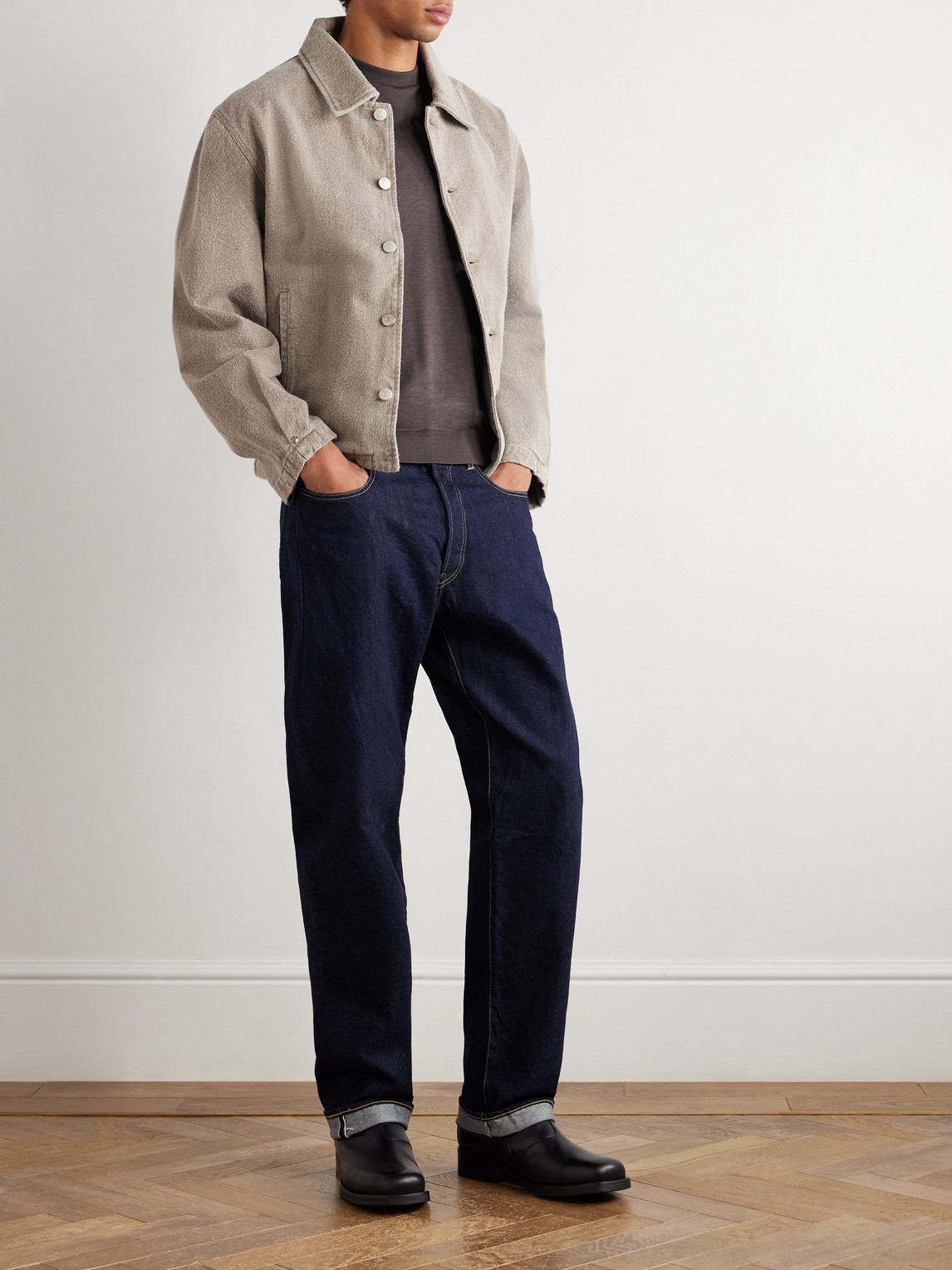 Altea Cecil Lyocell And Cotton-blend Jersey T-shirt In Brown