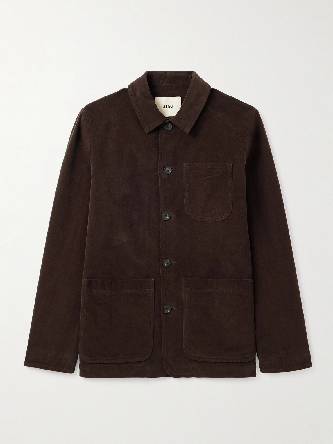 Altea – Constantin Garment-Dyed Stretch-Cotton Corduroy Overshirt