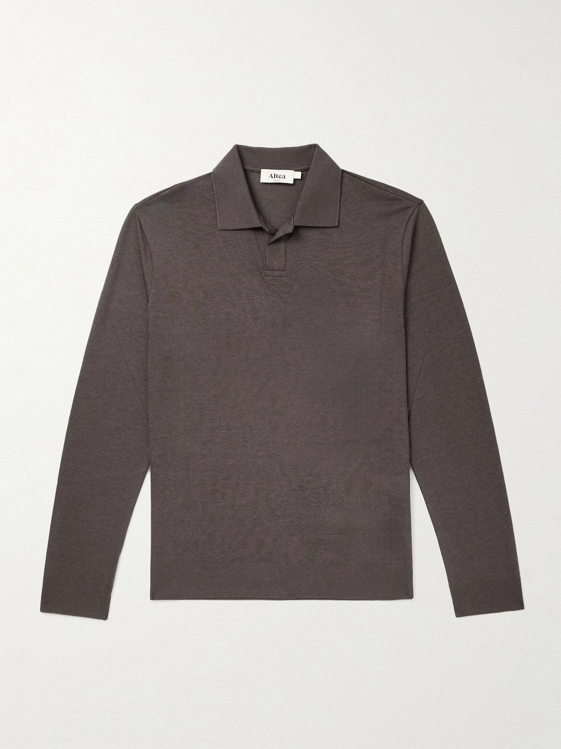 Altea Pierre Lyocell and Cotton-Blend Jersey Polo hirt - Men