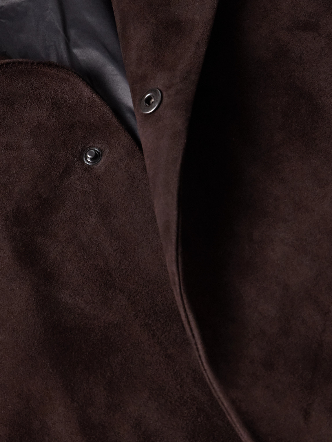 Altea Leon Suede Jacket In Brown