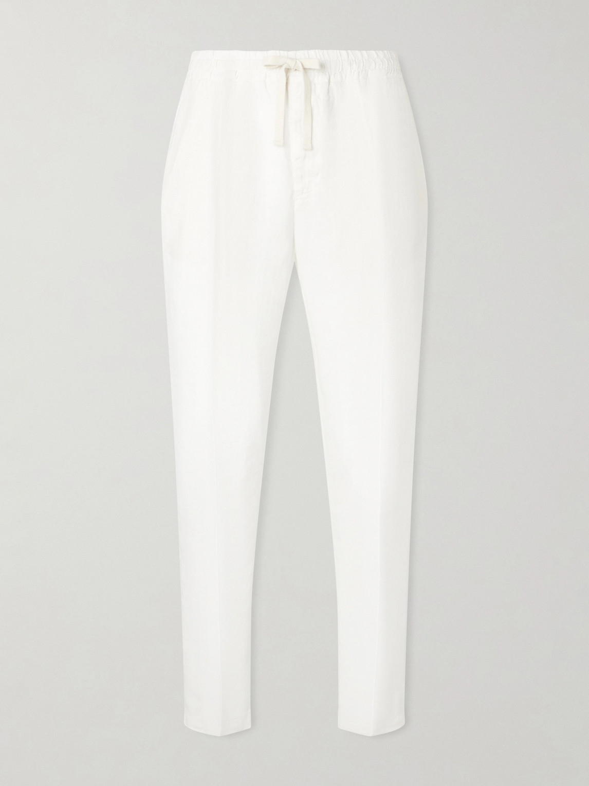 Altea Mattia Straight-Leg Linen Drawstring Trousers - Men