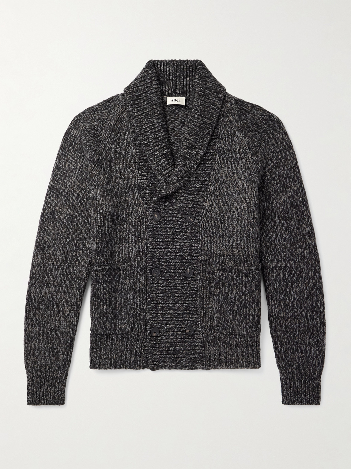 Altea Double-Breasted hawl-Collar Knitted Cardigan - Men
