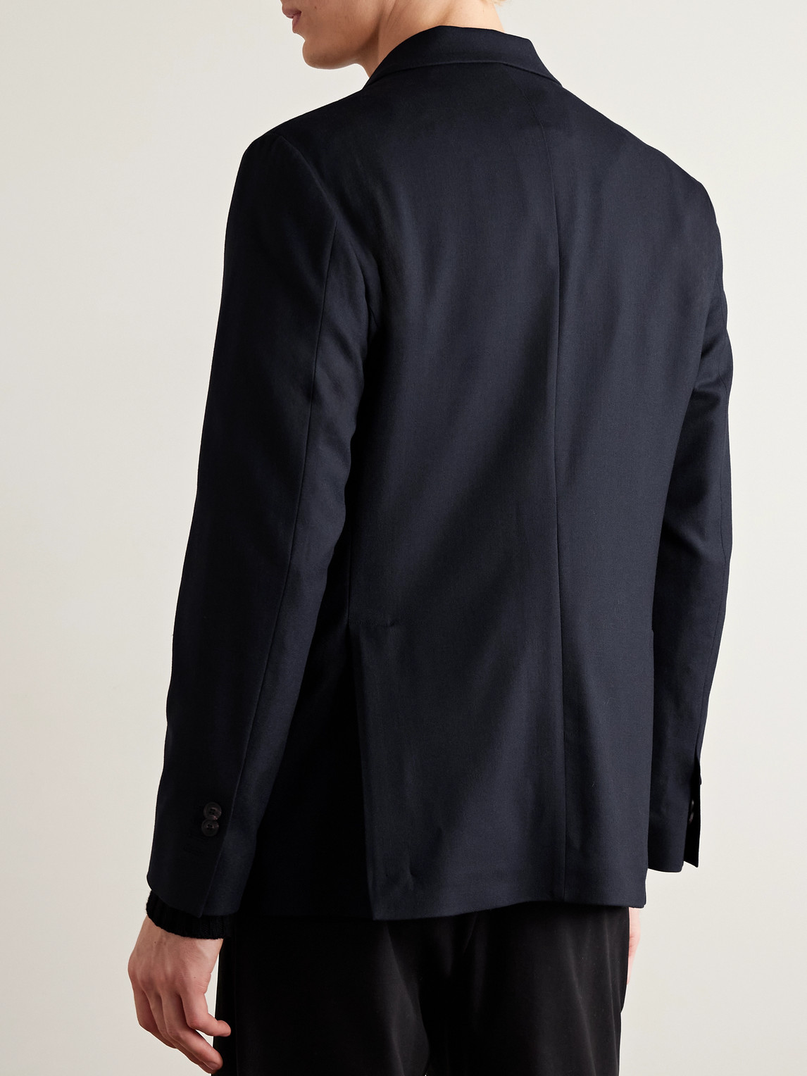 Altea Aston Slim-fit Virgin Wool-blend Suit Jacket In Blue