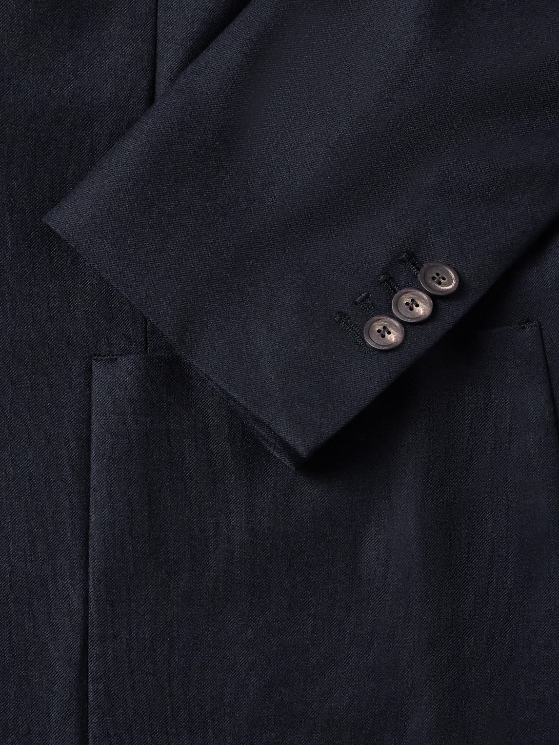 Altea Aston Slim-fit Virgin Wool-blend Suit Jacket In Blue