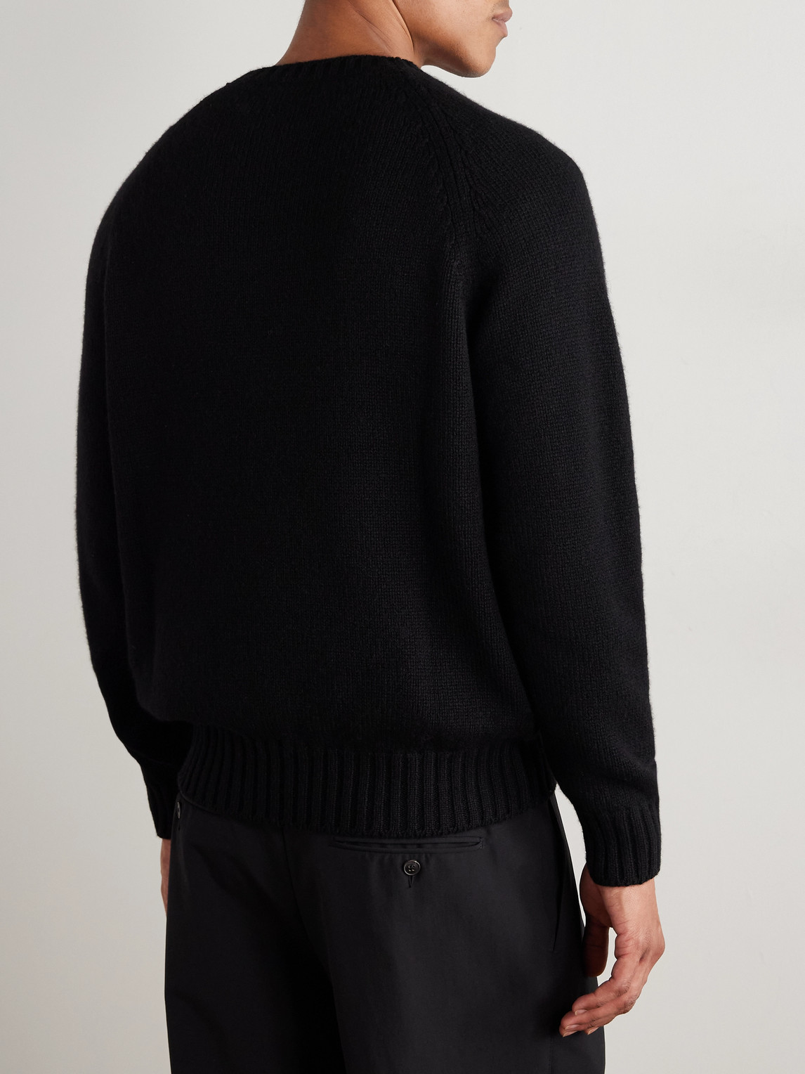 Umit Benan Milano Cashmere Sweater In Black